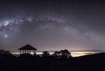 Voie lactée au Maïdo - © Frog974 