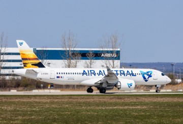Livraison du premier airbus A220-300 pour Air Austral